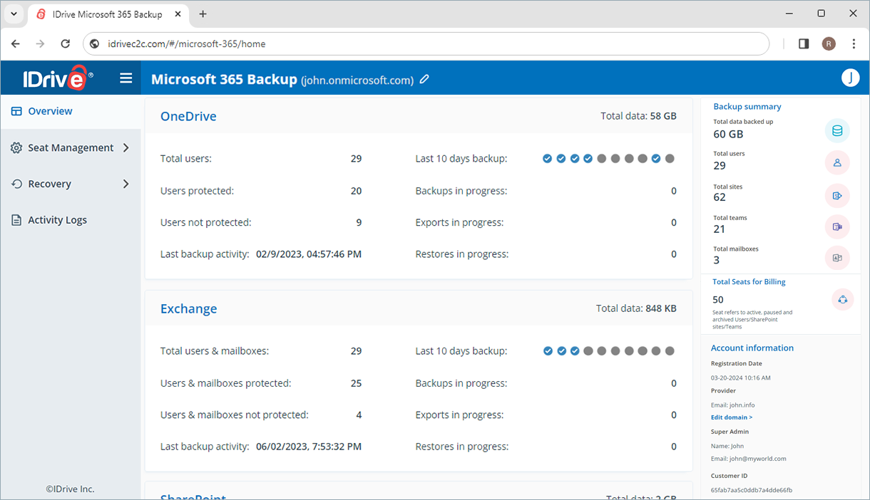 Microsoft 365 Backup