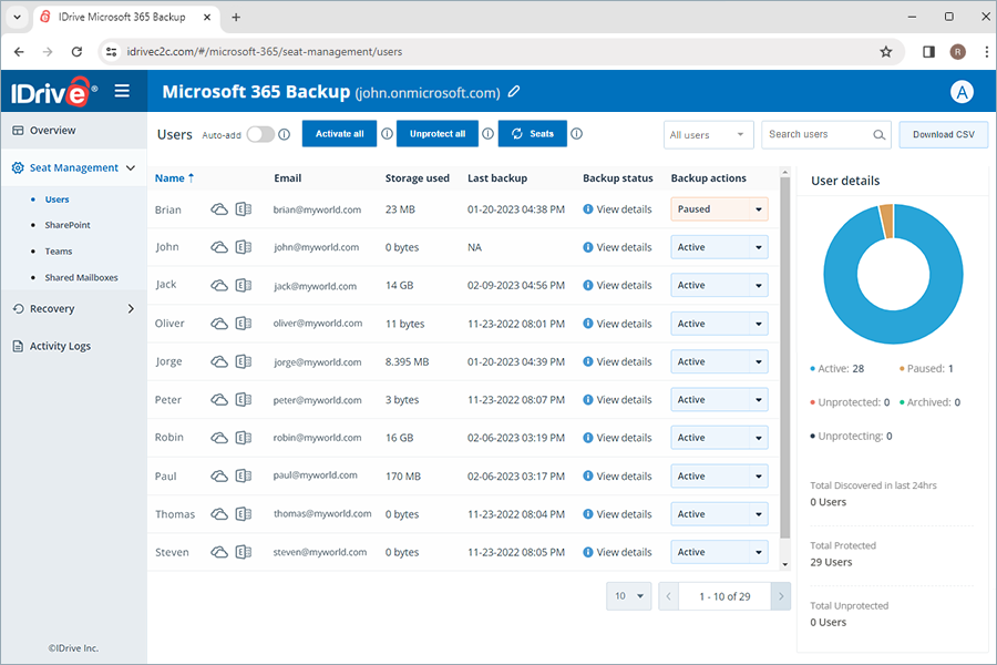 Microsoft 365 Backup